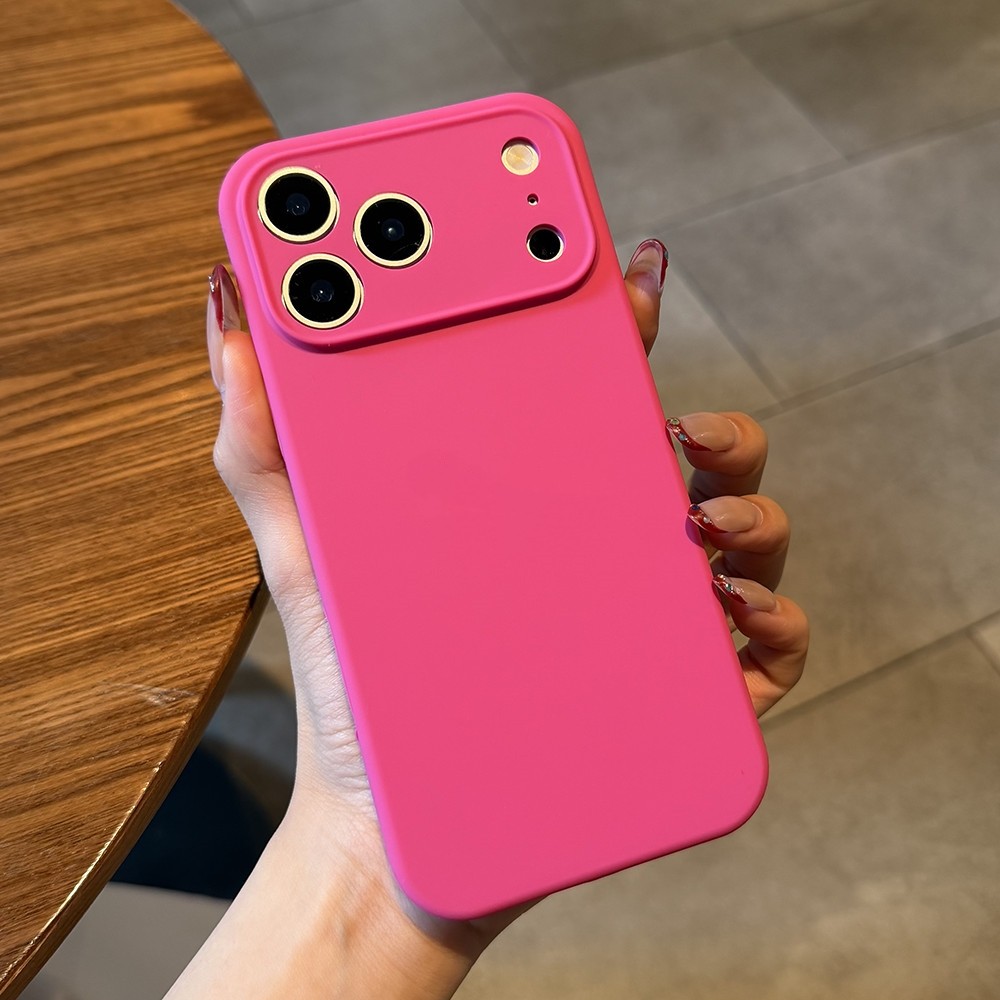 Ốp Điện Thoại Màu Xanh Huỳnh Quang Silicon Lỏng Cho iPhone 17 Pro Max 17 Air 16 Plus 15 14 13 12 11 Vỏ Bảo Vệ Chống Sốc