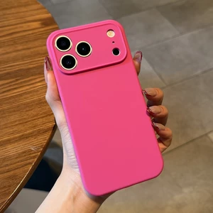 Ốp Điện Thoại Silicon Lỏng Cho iPhone 16 15 14 Plus 13 12 11 17 Pro Max 17 Vỏ Không Khí Vỏ Bảo Vệ Chống Sốc