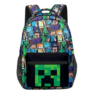 Ba lô Minecraft Học sinh tiểu học Túi đi học Ba lô dung tích lớn Túi thông thường
