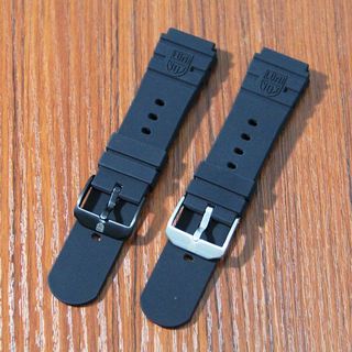 [Dây đeo] Thích hợp cho Luminox Luminox Silicon 0200 / 3901 / 7050 Dây đeo cao su tấn công con dấu 21mm Miệng lồi