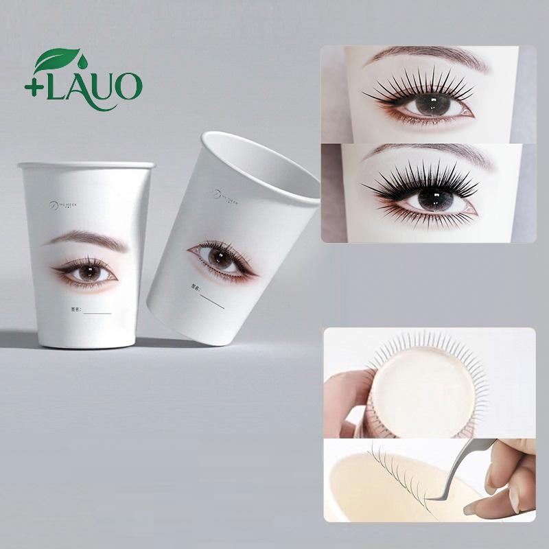 Springevenstar 20 / 50 Cái Làm Đẹp Lông Mi Thực Hành Cốc Giấy Nối Mi Thực Hành Mới Bắt Đầu Lông Mi Đào Tạo Dùng Một Lần Cốc Giấy Đa Năng Springevenstar