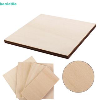 HARRIETTLO Basswood Ván ép Điêu khắc Mô hình Làm vật liệu xây dựng Mô hình gỗ DIY Tấm ván ép Tấm gỗ DIY Nhà gỗ Ván ép gỗ