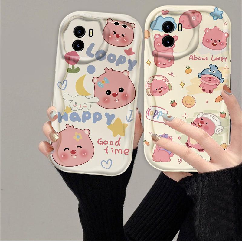 Thích hợp cho Redmi A1 A2 Plus 3D TPU mềm hoạt hình dễ thương Vỏ điện thoại chống sốc Loopy
