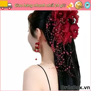 ORDOBOX Nắm kẹp tóc lông ngọc trai thanh lịch, phụ kiện tóc cho bé gái