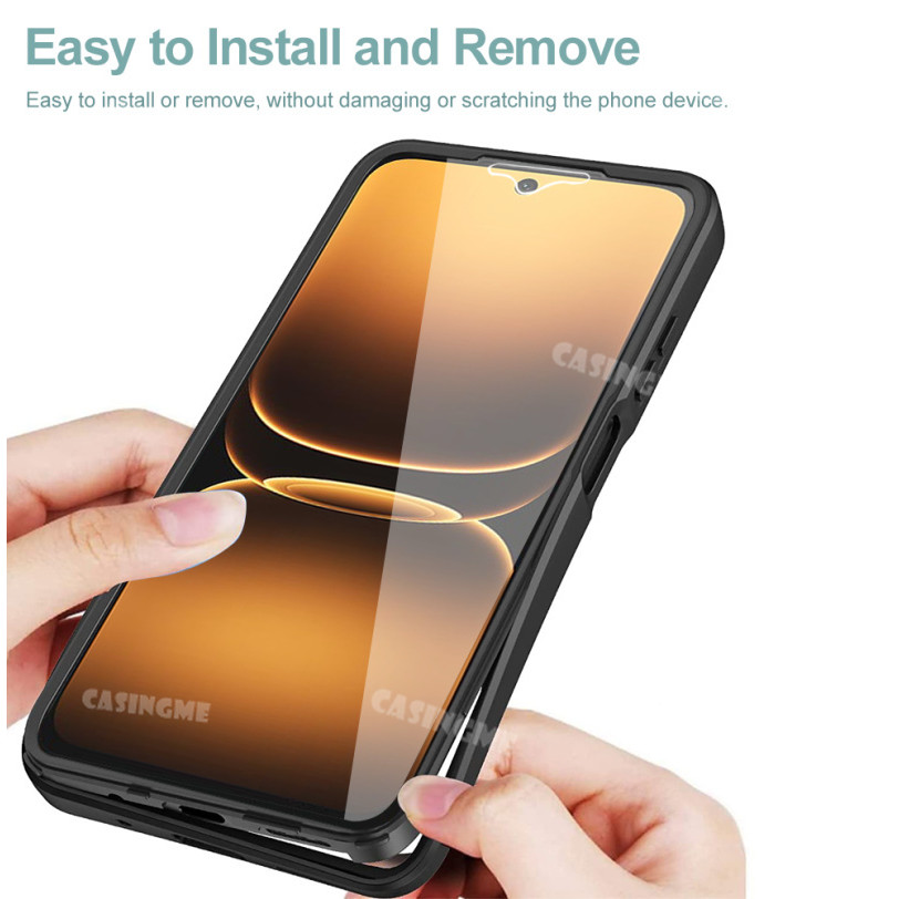 Ốp lưng Infinix Smart 20 Vỏ trong suốt 360 cho Infinix Smart 20 Smart20 InfinixSmart20 Plus 5G 4G Vỏ điện thoại Bảo vệ toàn diện Ốp lưng chống sốc hai mặt