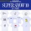 Áo thun và quần short bộ sưu tập SS10 kỷ niệm 20 năm của SuperJunior, in hình trên cotton nguyên chất