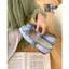 TT Giày Đơn Nữ 2026 Phong Cách Mới Nơ Mũi Vuông Đế Bằng Chấm Bi Chấm Phù Hợp Với Váy Mary Jane Giày