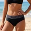 MAPLEPOET - Bikini Nữ Retro Chấm Bi, Đáy Thấp, Tiện Lợi Cho Tắm Mát