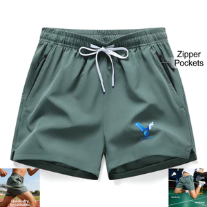 Quần short thể thaoquick dry tiện lợi cho mùa hè, thiết kế ống đứng dáng rộng