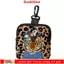 Ví đựng tiền xu DUSKGLOW, Ví in hình Tiger Leopard chống nước, Túi đựng tai nghe đa chức năng Mini