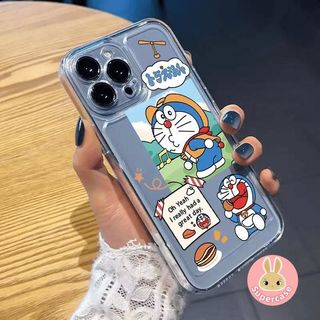 Ốp Điện Thoại Doremon Dễ Thương Cho OPPO Reno 15F 15 14F 14 Pro 13F 13 12 11 Pro 12F 11F 10 9 8 Pro Plus 8 7 Lite 8Z 8T 4G 5G Vỏ Hoạt Hình Dorayaki Cowboy Bìa Mềm