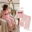 Bộ trang phục mùa hè cho bé gái 6M-5Y Bọ rùa / Áo thêu dâu tây + Bộ quần dài lưng co giãn
