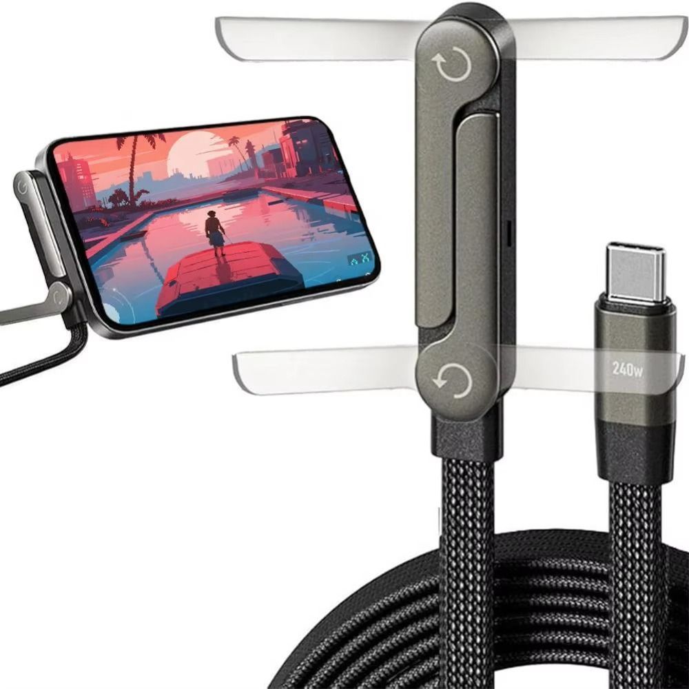 Dây sạc nhanh DOAOV78N, Cáp USB loại C sang C nhẹ hai đầu, Dây sạc nhanh C đến C 1.5M Cáp dữ liệu loại C Phụ kiện điện thoại di động