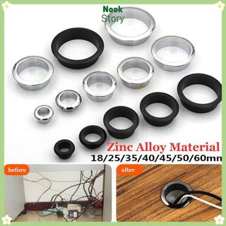 [Giao hàng từ Việt Nam] Hộp đựng máy tính Grommet Phần cứng hợp kim kẽm Hộp đựng dây khóa văn phòng