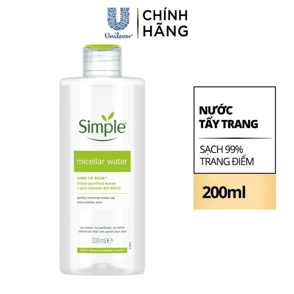 Nước Tẩy Trang Làm Sạch Trang Điểm Vượt Trội 200ml ( chính hãng)