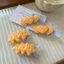 Bộ kẹp tóc thời trang Hàn Quốc với nơ bánh quy dễ thương, phụ kiện hoàn hảo cho mái tóc của bạn.