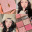 CT Straw Talk Limited Facial Palette Blush Highlighter All-in-One Palette Gentle Pink Brown Tăng cường làn da dành cho người mới biết Bảng trang điểm thân thiện