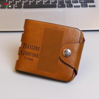 Nam Ví Da Vintage Dung Tích Lớn ID Cửa Sổ Hộp Đựng Thẻ Cho Văn Phòng Tại Nhà Du Lịch Kinh Doanh