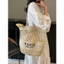 Influencer Bán Chạy Túi Rơm Dệt Nữ 2026 Phong Cách Mới Du Lịch Phong Cách Kỳ Nghỉ Túi Đi Biển Dung Tích Lớn Túi Tote Đeo Vai