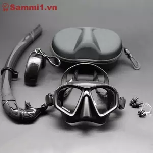 Bộ Mặt Nạ Lặn Tự Do Kính Cường Lực ZK Với Ống Thở Loại J Gấp Lại - Phù Hợp Cho Bơi Lội Và Khám Phá