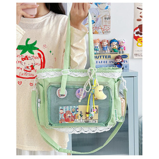 Túi đeo vai itabag PVC trong suốt dành cho nữ