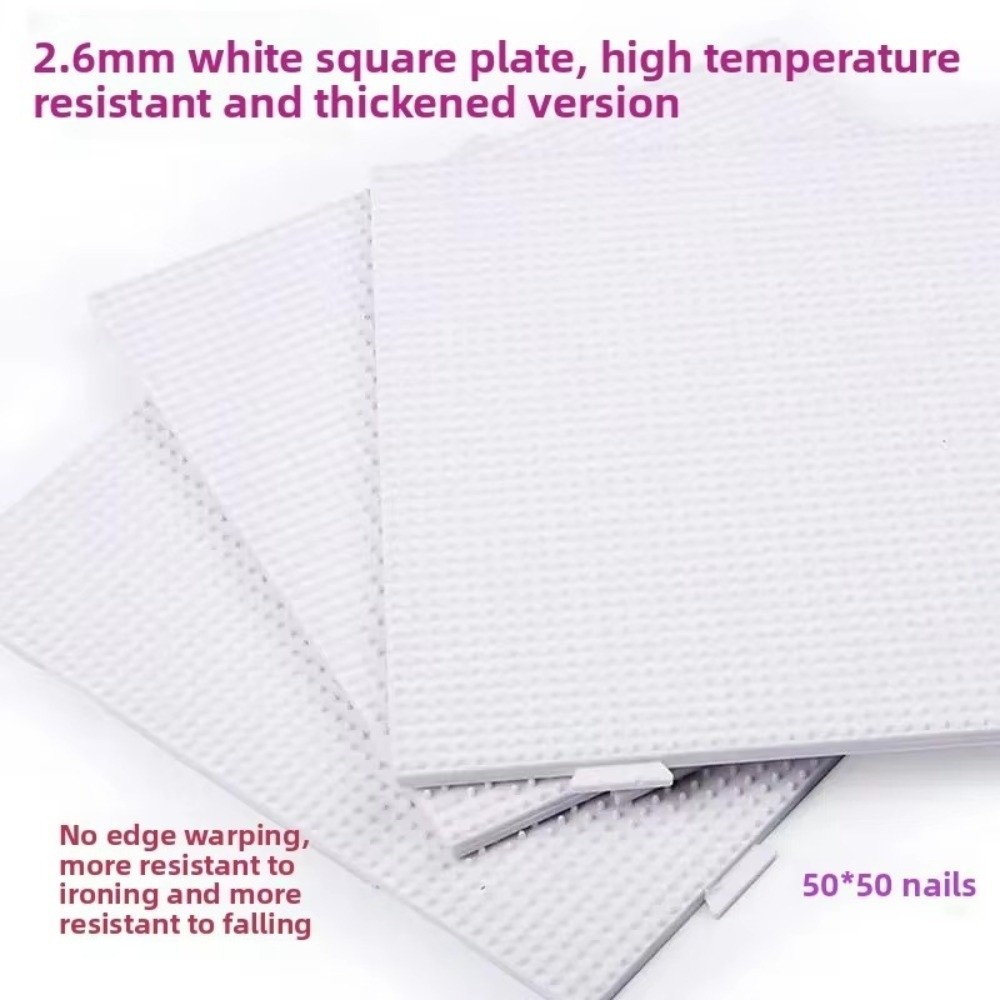 YUUKII Cầu Chì Hạt Pegboards, Thủ Công Handmade Trang Trí Vuông Perler Hama Hạt Chịu Nhiệt 52 * 52 Chân / 104x104 Chân DIY Làm Khối Xếp Hình Công Cụ Xếp Hình Giáo Dục