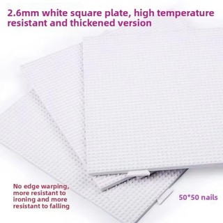 HAVENLYCO Cầu Chì Hạt Pegboards, DIY Làm Xếp Hình Vuông Perler Hama Hạt, Đồ Thủ Công Chịu Nhiệt Trang Trí 52 * 52 Chân / 104x104 Chân Bảng Đậu 2.6mm Câu Đố Giáo Dục