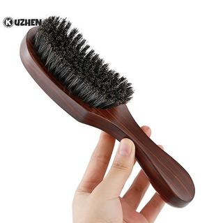 KUZHEN Tay Cầm Gỗ Boar Lông Bàn Chải Làm Sạch Làm Tóc Nam Râu Bàn Chải Chống Tĩnh Điện Cắt Tóc Tạo Kiểu Tóc Dụng Cụ Cạo Râu HOT