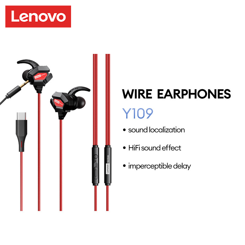 Tai nghe có dây Lenovo thinkplus Y109/Y109Pro