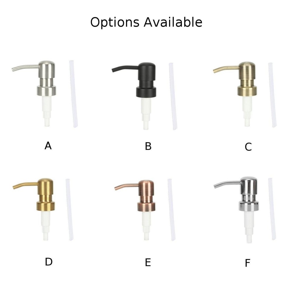 <cosyh>Push Type Pump Head Metal Casing with Plastic Mechanism Fits Most Liquid Pumps