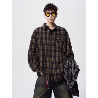 Áo sơ mi nam dài tay ESEA, thiết kế kẻ sọc cổ điển kiểu Mỹ, phong cách Unisex chất lượng cao