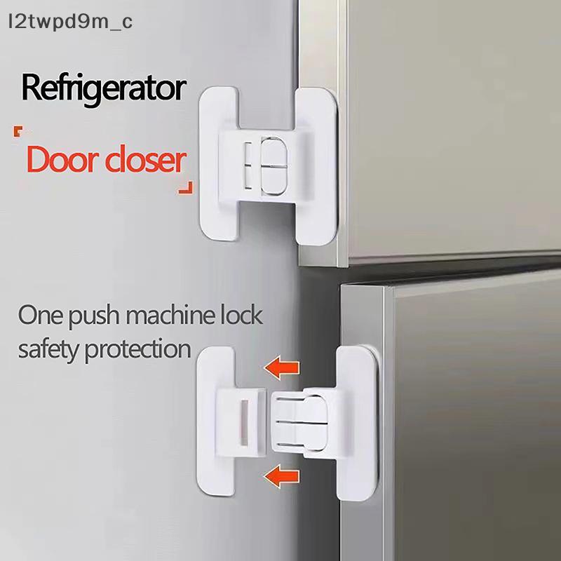Cod New 1Pcs Nhà Tủ Lạnh Khóa An Toàn Tủ Lạnh Tủ Đông Khóa Cửa Đa Chức Năng An Toàn Khóa Trẻ Em Bảo Vệ An Ninh Mới