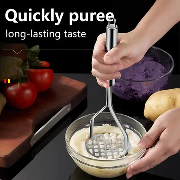 Máy nghiền khoai tây bằng thép không gỉ Máy nghiền rau củ Máy ép trái cây Dụng cụ nhà bếp Tiện ích Phụ kiện nhà bếp