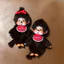 PS1 MONCHHICHI Đáng Yêu Vinyl Sang Trọng Lai Búp Bê Sang Trọng Đồ Chơi Sang Trọng Cho Trẻ Em Bé Gái Túi Charm SP1