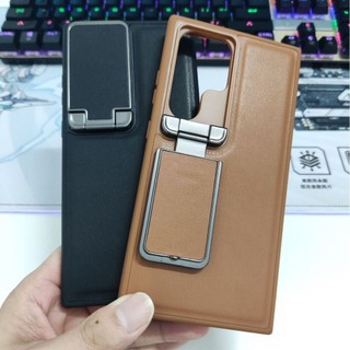 Ống kính máy ảnh Bao da lật Funda cho amsung Galaxy s26 S25 S24 S23 siêu chân đế cove