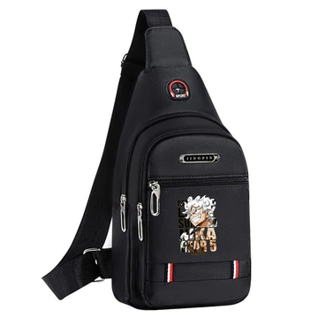 One Piece Luffy Gear 5 Túi đeo ngực nam mới Ba lô Túi đeo chéo chống nước Túi đeo vai Túi đeo chéo nhẹ Nhiều túi Dây đeo có thể điều chỉnh cho du lịch ngoài trời thông thường Đi lại hàng ngày