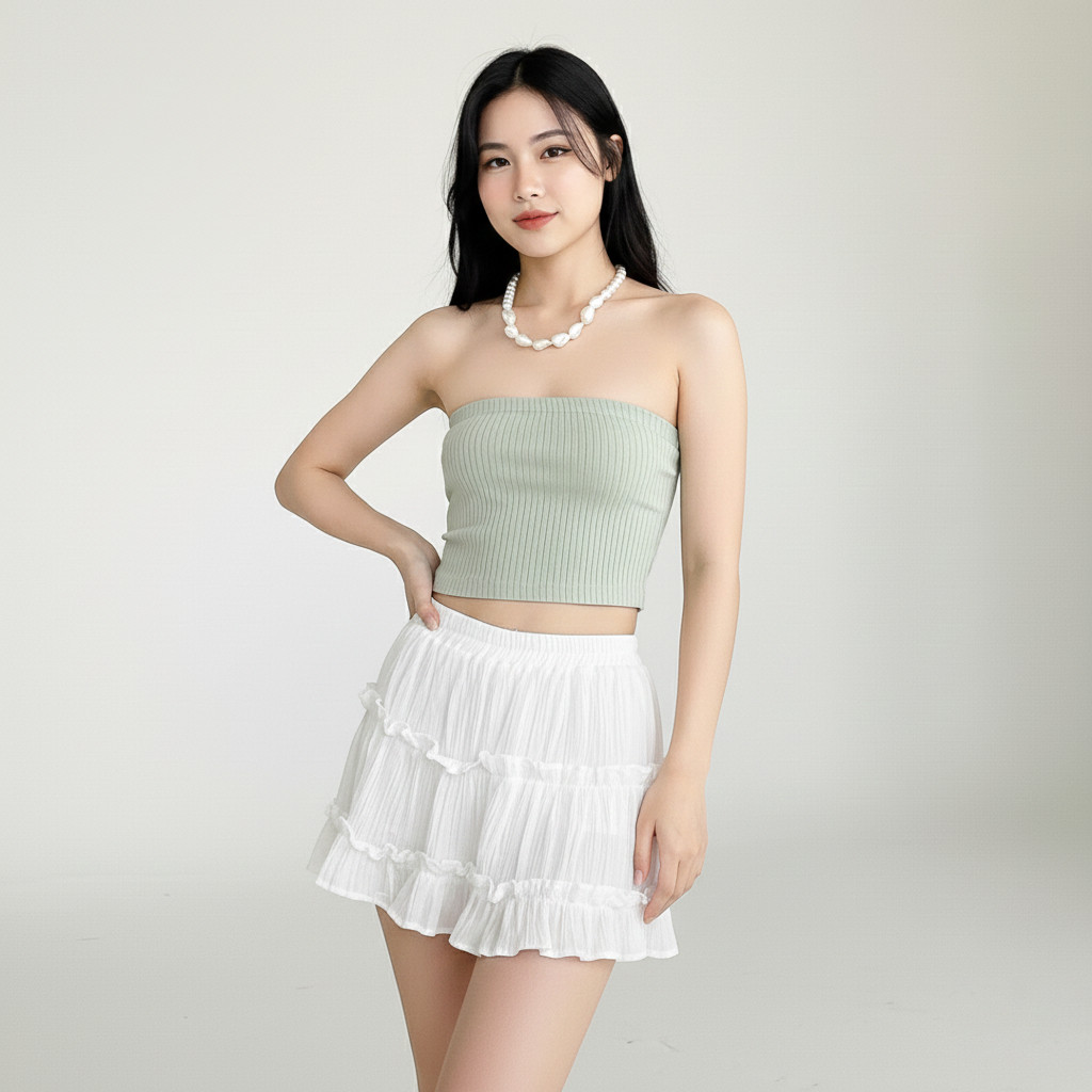 Chân Váy Nữ BABEE Dáng Ngắn Kiểu Bèo Xòe Xinh Xắn Chất Xốp Dày Dặn Dễ Thương Xinh Xắn