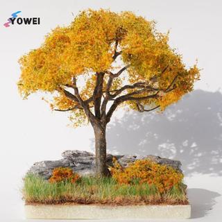 YOWEI 1 Bộ Mô Phỏng Bàn Cát Bãi Cỏ Thu Nhỏ Bố Trí Phong Cảnh Với Đá Thực Vật Mô Hình DIY Hỗn Hợp Với Đá Cỏ Bột VN