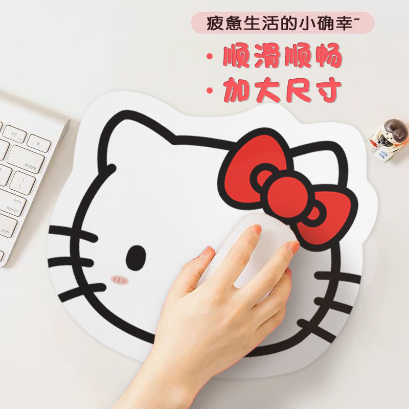 miếng lót chuột sanrio dễ thương thảm lót bàn làm việc học sinh lót chuột da hai mặt chống thấm decor bàn máy tính chống ồn 1.5mm