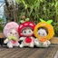 Trái Cây Chính Hãng 20cm Cotton Búp Bê Trái Cây Mũ Sinh Nhật Nữ Bé Trai Bé Cam Đào Quần Áo