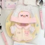 10cm20cm Quần Áo Bé Búp Bê Cotton Quần Áo Dễ Thương Búp Bê Búp Bê Mũ Jumpsuit Hai Mảnh Thay Thế Bộ