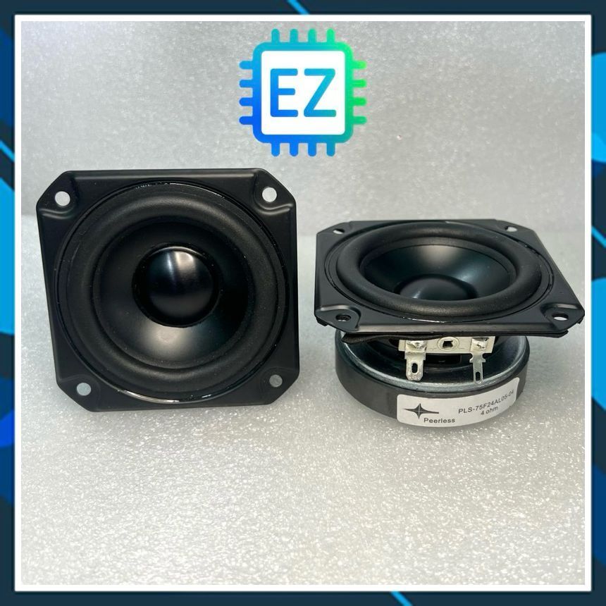 Củ loa toàn dải Peerless 3 inch 4ohm 40W hàng có tem, củ từ to bass sâu mid treble sáng | BigBuy360 - bigbuy360.vn