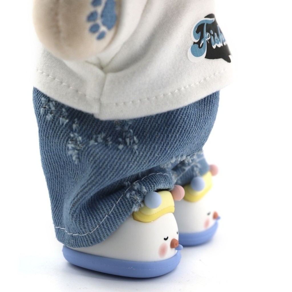 Đứng 20Cm Động Vật Dễ Thương Ngủ Cho Bé Giày Thường Cơ Thể Có Thể Mặc 20Cm Cotton Búp Bê Giày 4.6