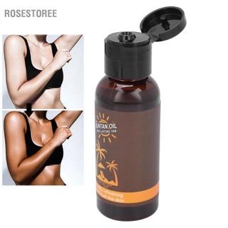 Rosestoree Body Tanning Drop Suntan Oil Thành phần an toàn Lâu dài Không gây hại cho tia cực tím 35ml để sử dụng tại nhà