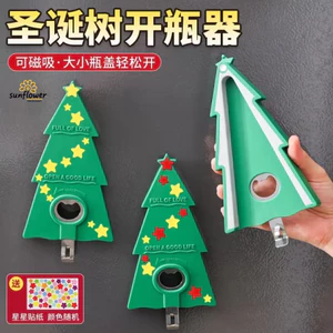 Cây Giáng Sinh Dụng Cụ Mở Chai Hộ Gia Đình Từ Tủ Lạnh Miếng Dán Đa Năng Tiết Kiệm Nhân Công