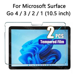 1-2 Chiếc HD Kính Cường Lực Cho Microsoft Surface Pro 12 2025 X 10 11 8 9 7 6 5 4 3 Chống Vân Tay Phim Cho Surface GO3 GO4 GO GO2 7 7 + 3 4 2 Máy Tính Bảng Kính Bảo Vệ Màn Hình