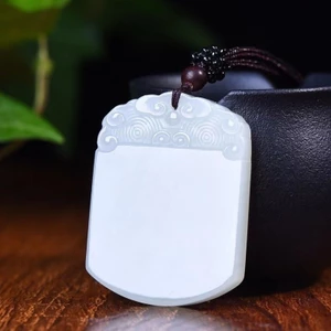 Mặt dây chuyền nữ ngọc trắng phong cách đơn giản, tươi mát