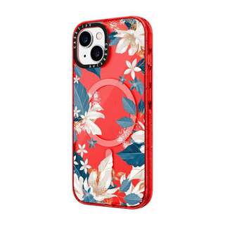 CASECASE X Hoa Trong Giấc Mơ Cam / Đỏ / Perri Tím Kẹo Bộ Sưu Tập Màu Sắc Trong Suốt Cứng Hút Từ Tính Tác Động Dành Cho Apple IPhone 13 14 15 16 17Pro Max Plus Có Hộp