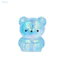 Đồ chơi bóp gấu lấp lánh Mini tbrinnd - Bóng giải nén mềm Fidget giảm căng thẳng trong suốt cho trẻ em Người lớn Đồ chơi mực chống lo âu dễ thương để thư giãn và tập trung