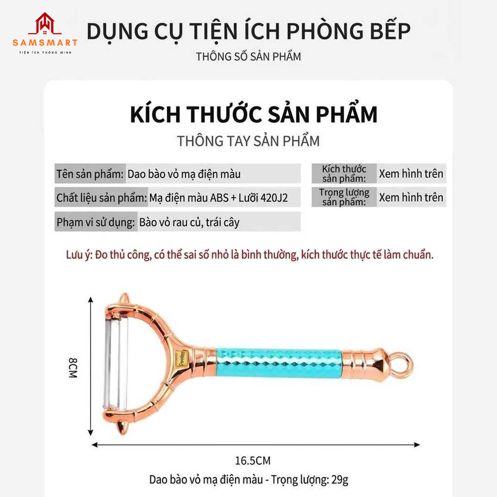 Dao Nạo, Gọt Vỏ Inox Chữ Y Đa Năng – Sắc Bén, Bền Bỉ, Dụng Cụ Nhà Bếp Cao Cấp